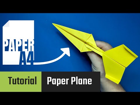 Fast & Long-Range Paper Plane ✈️ | Easy A4 Jet Tutorial That Really Flies Far!