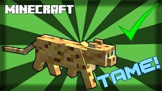 MINECRAFT | How to Tame an Ocelot! 1.15.1