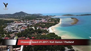 Chaweng Beach 01-2017 / Koh Samui / Thailand / overflown with my drone