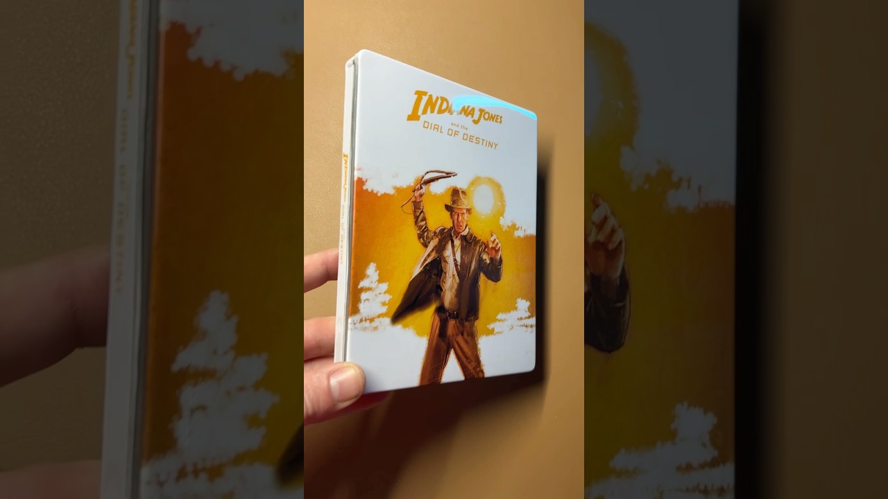Custom Steelbook “INDIANA JONES DIAL OF DESTINY V2” by @mastersofsteel (insta) 