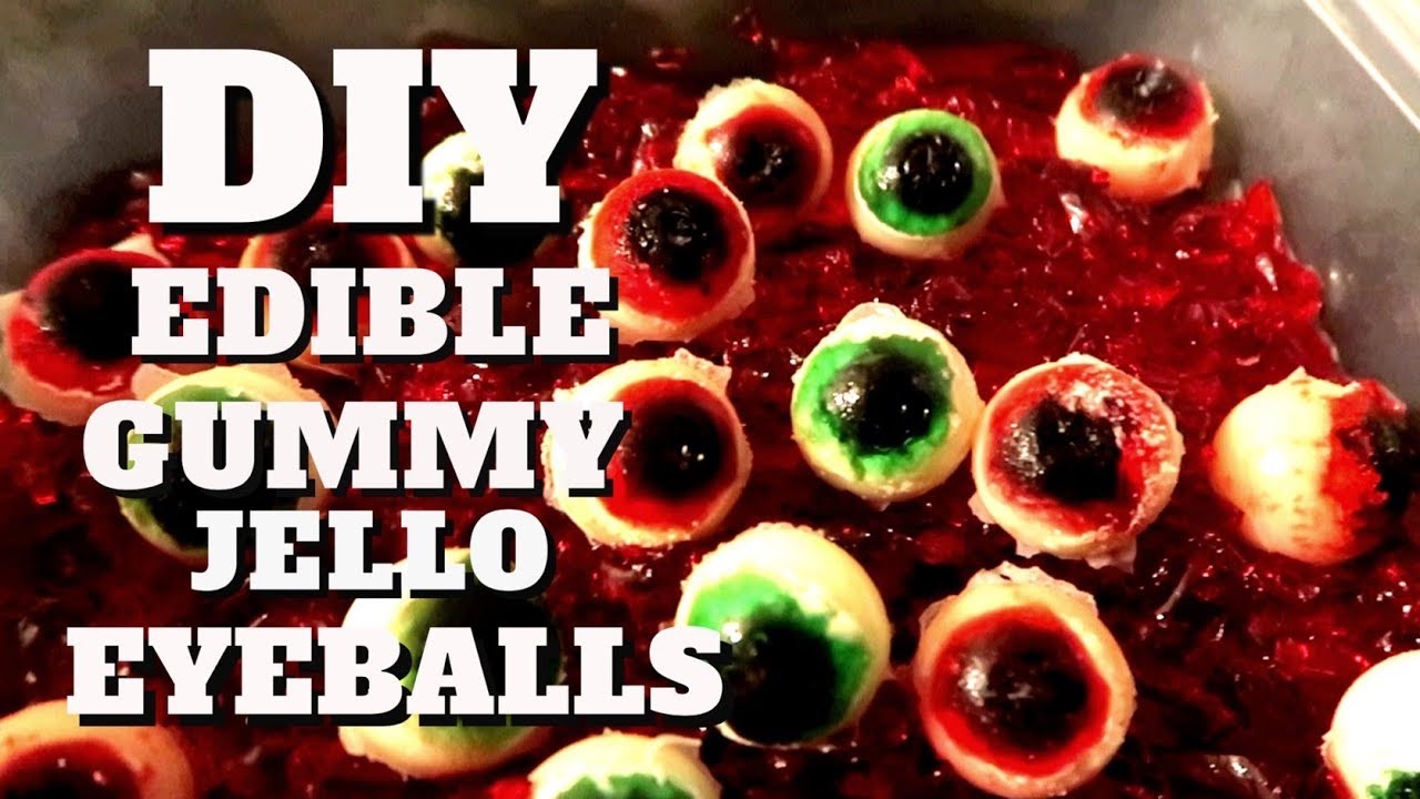 DIY Edible eyeballs | Gummy eyeballs | Halloween eyeballs