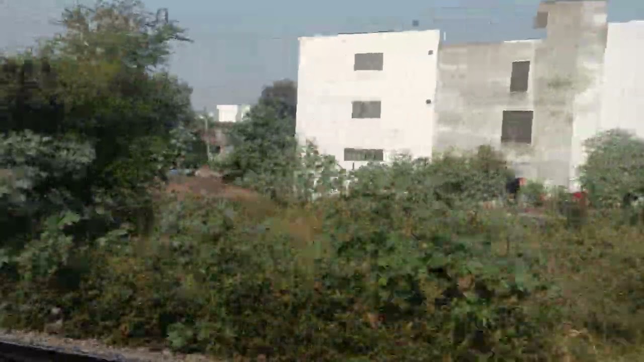 Lucknow Mail Crossing Malhaur Station Near Lucknow