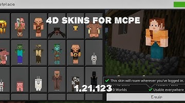 4D Skins for MCPE 1.21.123 | Minecraft PE | Obesites 