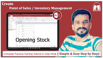 Accounting and Inventory Management Software in ms Access Step by Step EXPERT LEVEL P03-2