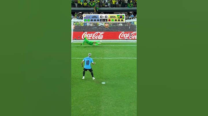FULL Penalty Shootout in Uruguay vs. Brazil! 🤯 #soccer #copa #uruguay