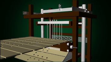 Jacquard Design Machine Simulation 3D