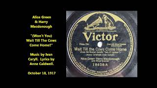 Olive Kline &quot;Wait Till The Cows Come Home&quot; (1917) from the musical show titled Jack o&#39;Lantern.