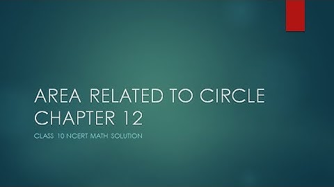 AREA RELATED TO CIRCLE NCERT CLASS 10 MATH CHAPTER-12 EXERCISE-12.3 Q-03