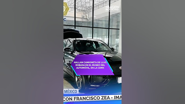Hallan camioneta de lujo robada en el Museo del Automóvil, en la CDMX | Shorts | Zea