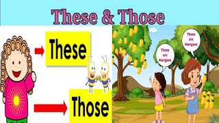 These And Those in English For class 1| Use of these snd those in sentence | What is These and those