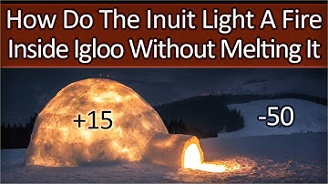 How Do Igloos Stay Warm at –50°C If They’re Made of Ice — And Even With Fire Inside?