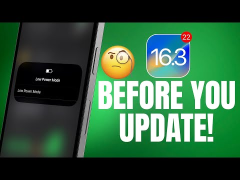 Watch This BEFORE You Update To iOS 16.3