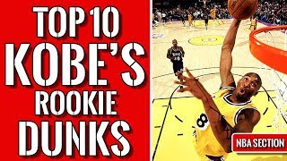 Top 10 Kobe Bryant Rookie Dunks