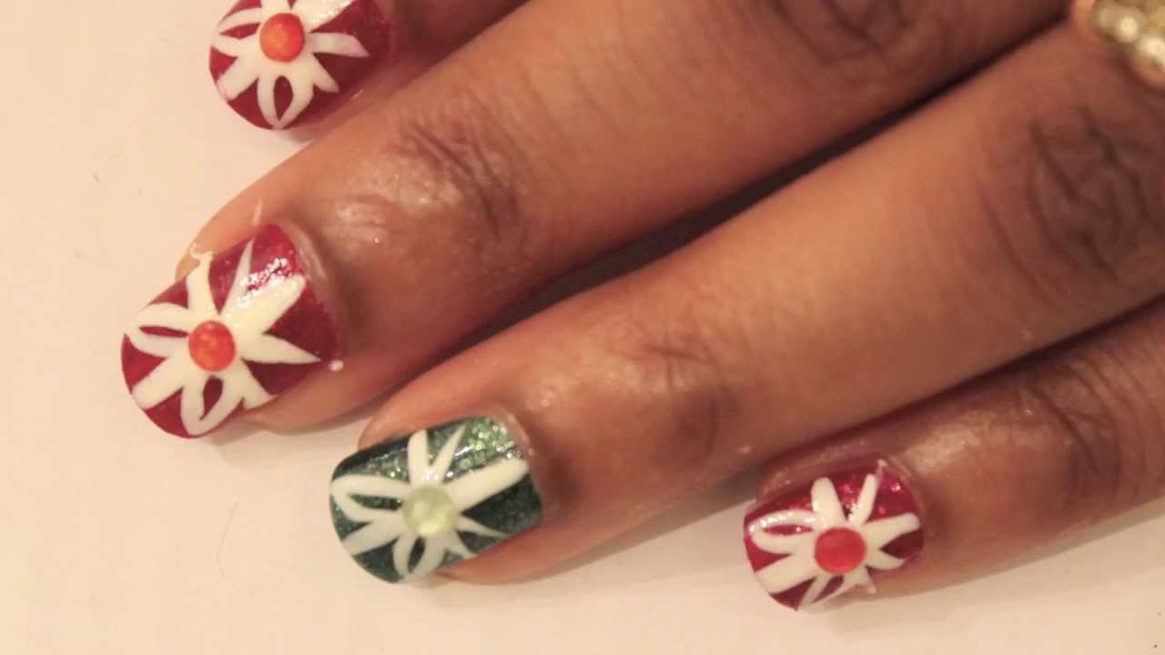 Gift wrap inspired nail art - wide 1