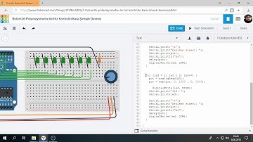 Tinkercad ile Arduino Bölüm 36 :  Potansiyometre ile Hız Kontrollü Kara Şimşek