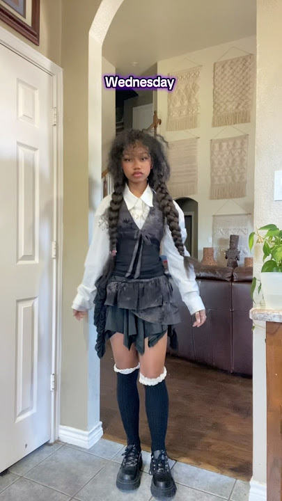 Halloween costumes ideas!🤩 #halloweencostume #halloween #wednesday #costume #diy #simple #style