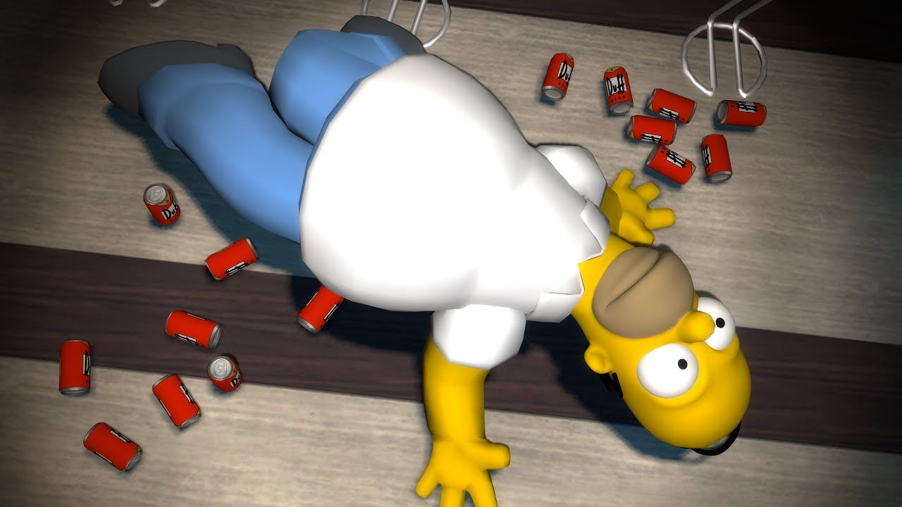 GTA 4 Homer drinks too much