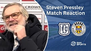 Steven Pressley Reacts Dundee 3-1 St Mirren