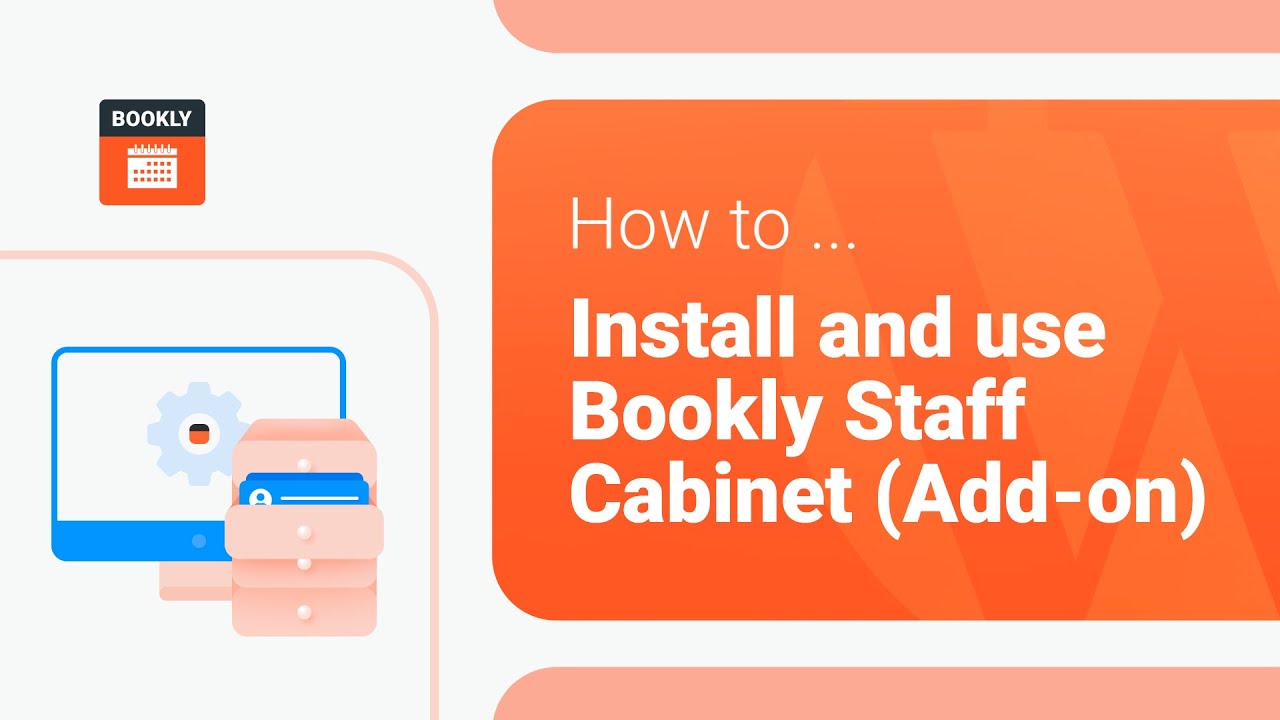How to install and use Bookly Staff (Addon) YouTube