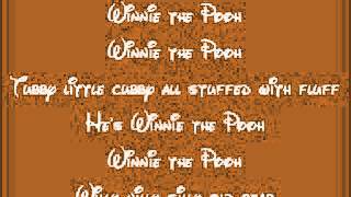 Video thumbnail of "Winnie The Pooh Lyrics"