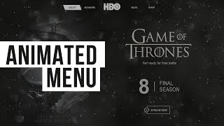 Animated Menu | CSS - JQUERY Tutorial