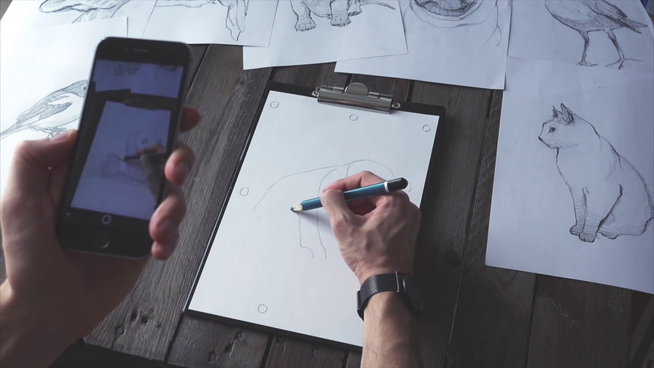 SketchAR puts virtual images on paper to let you trace drawings from your  phone - The Verge