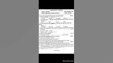 9th Standard | FA-3 | First Language English | Questions & Answers #English #KeyAnswers #Formative-3
