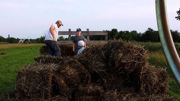STACKING THE HAY WAGON