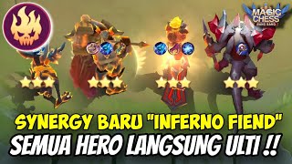 SEMUA HERO LANGSUNG ULTI  !! COMBO THARZ 3 INFERNO FIEND SYNERGY TERBARU MAGIC CHESS UPDATE 2024!