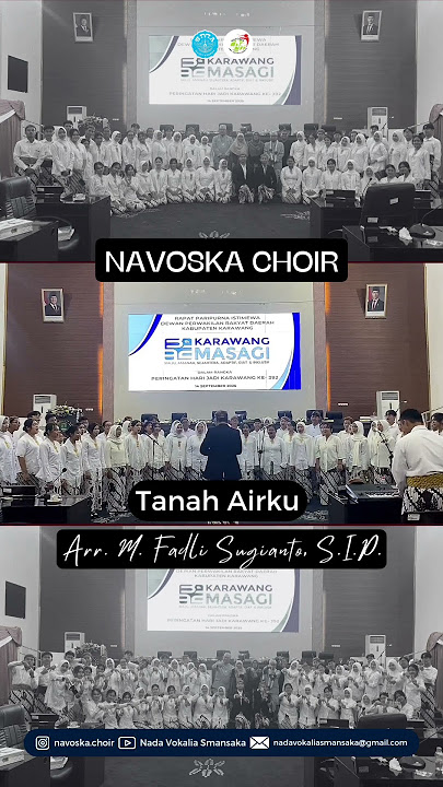 NAVOSKA | Tanah Airku (Arr. M. Fadli Sugianto, S.I.P.) | Peringatan Hari Jadi Karawang Ke-392