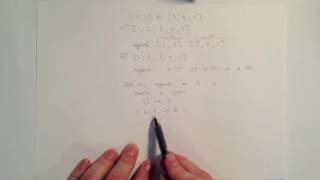 Very Basic Ocaml 8:  Appending Two Lists