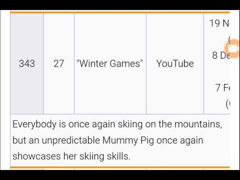 Peppa Pig Season 7 Episode 27 Winter Games