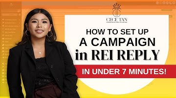 HOW TO SETUP A CAMPAIGN IN REI REPLY IN UNDER 7 MINUTES! | REAL ESTATE INVESTING 2022