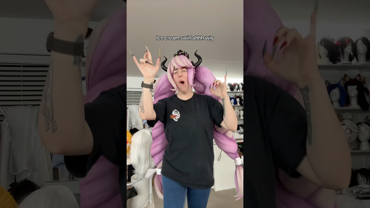 Ice cream wig…. #wigstyling #shinigami
