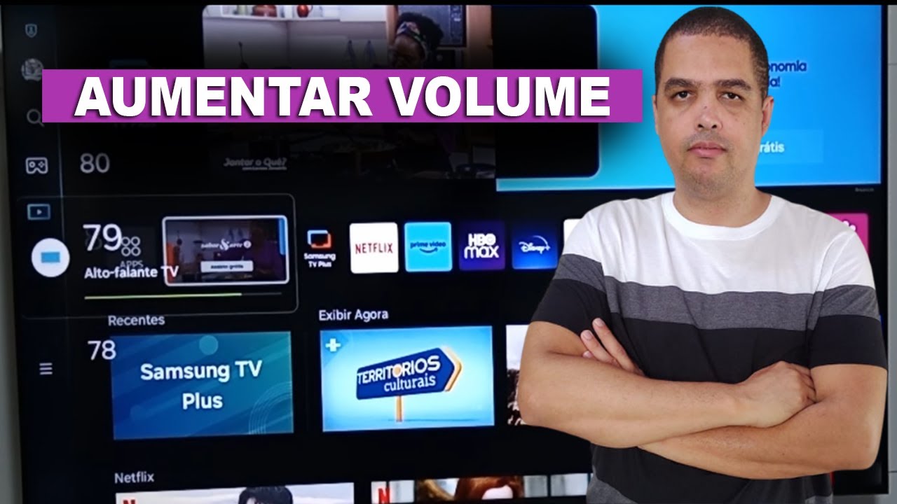 Como Aumentar o volume da Smart TV Samsung - YouTube