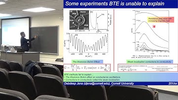 Quantum Transport (Lecture 20): The Feynman path integral and Aharonov Bohm effect transport