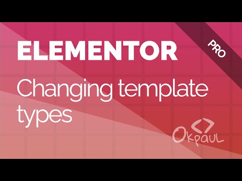 Elementor Pro: Change
