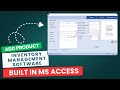 Add Product | Best Inventory Management Software with Barcode Support | Microsoft Access | VBA