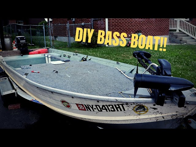 DIY jon boat to bass boat conversion!!! (how to+fishing in new