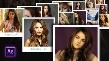 3D Picture Gallery Slideshow | After Effects Tutorial