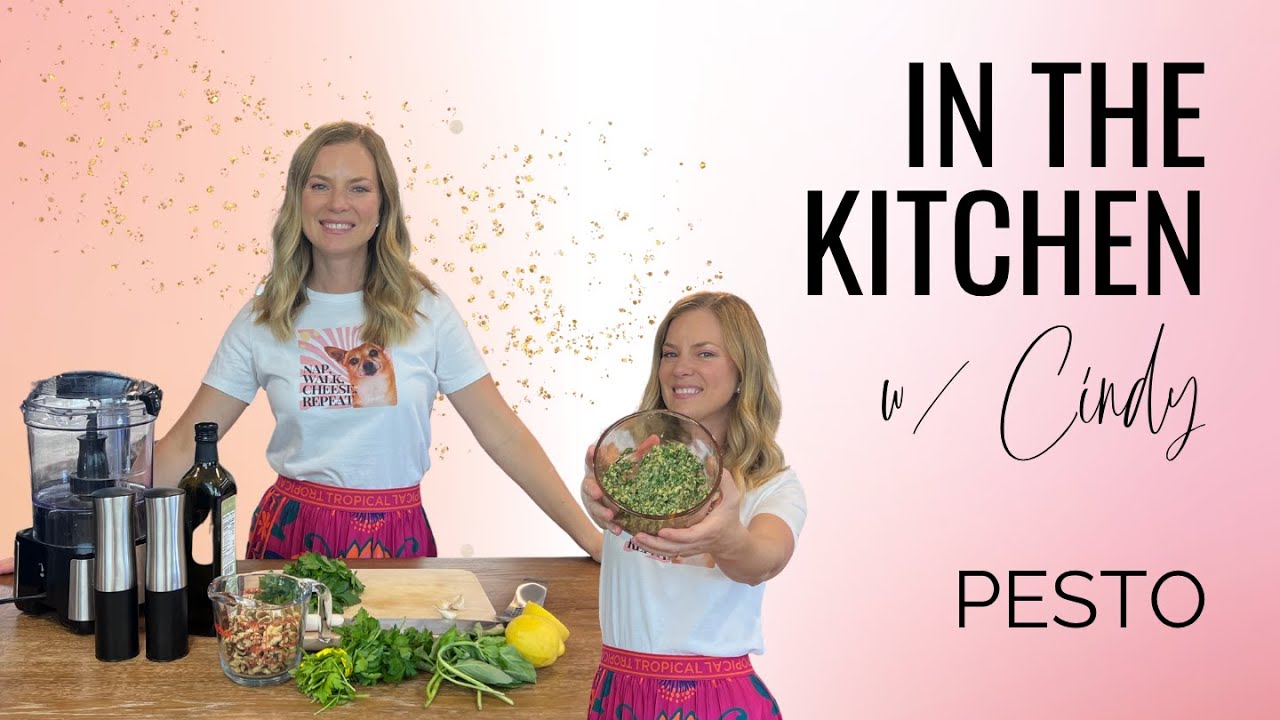 Fresh & Easy Pesto Recipe 🌿🍝 — In the Kitchen w/ Cindy Busby