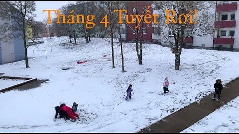 THÁNG 4 MÀ TUYẾT VẪN RƠI! | Blume - Cuộc sống ở Đức | Vlog 288