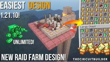⚔️ Minecraft Raid Farm Tutorial | Easiest Design | Easy & Fast Farm  I 1.21.10💨