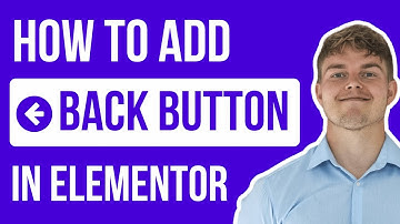 How To Add Back Button In Elementor | Previous Page Button