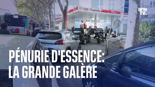 Pénurie d'essence: la grande galère