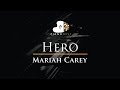 Hero - Mariah Carey - Piano Karaoke / Sing Along Cover with Lyrics