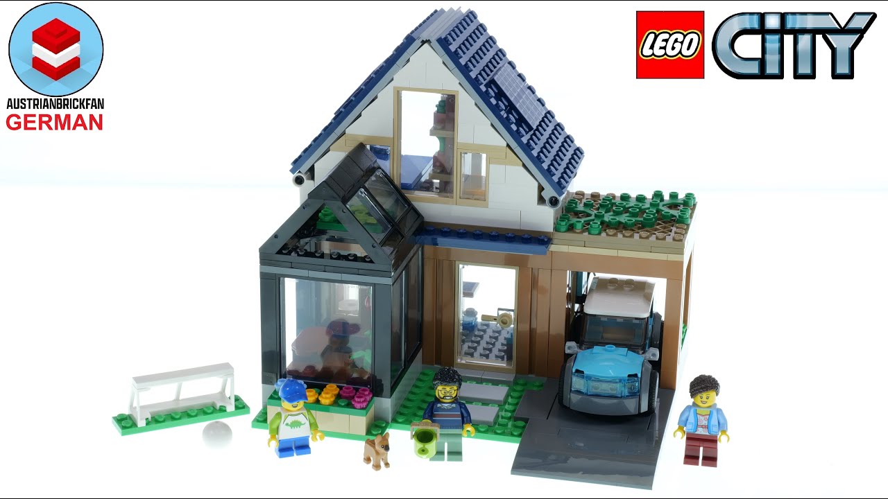 At læse Saga begå LEGO City 60398 Familienhaus mit Elektroauto - LEGO Speed Build Review -  YouTube