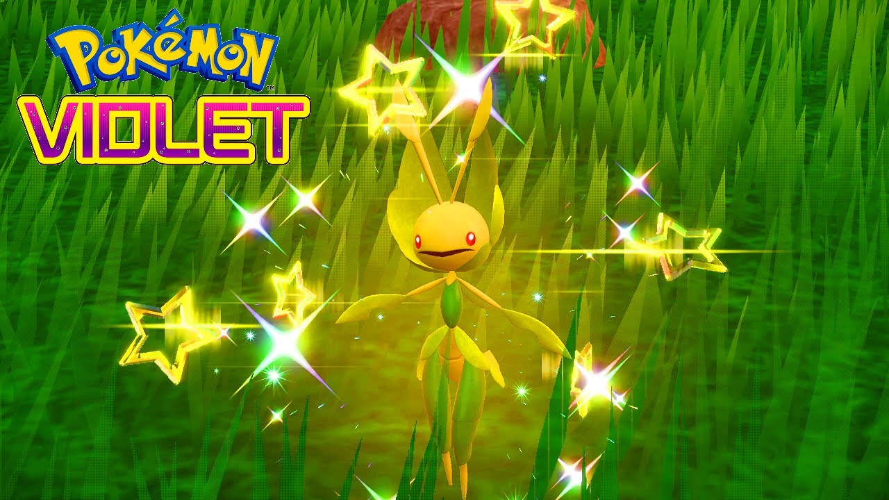 Shiny Leavanny Pokemon Scarlet and Violet YouTube