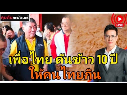 เพื่อไทย ดันข้าว10ปี ให้คนไทยกิน 