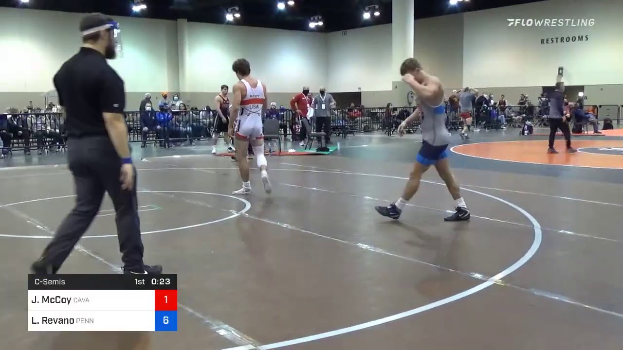 70 Kg Consolation Justin McCoy Cavalier Wrestling Club Vs Lucas Revano ...